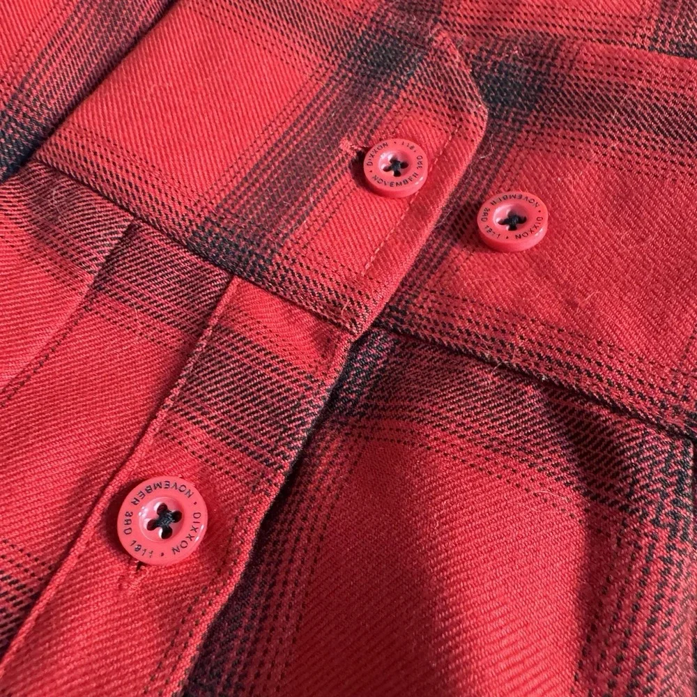 Dixxon Flannel Shirt Mens 5XL Big Tall Plaid The‎ Stroker Long Sleeve Pearl Snap